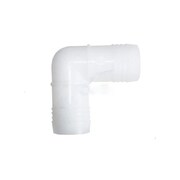 AMERICAN IMAGINATIONS 0.5 in. White Nylon Elbow AI-38917